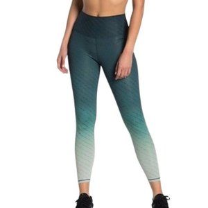 AR-33 Brand Dark Green Ombre Full Length Leggings Small